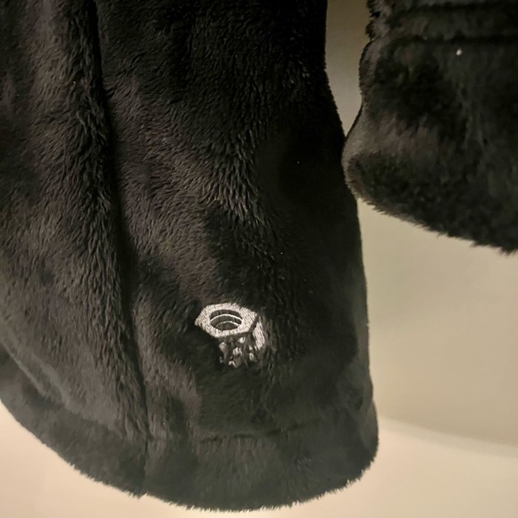 Mountain Hardwear HiCamp Monkey Fleece Trench Black Double Breasted Jacket Coat - Picture 5 of 7